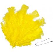 Peříčka  žlutá s drátky - klikněte pro více informací