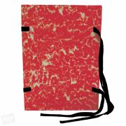 Desky A4 s tkanicí mramor knihařský potah červené 177.04 - klikněte pro více informací
